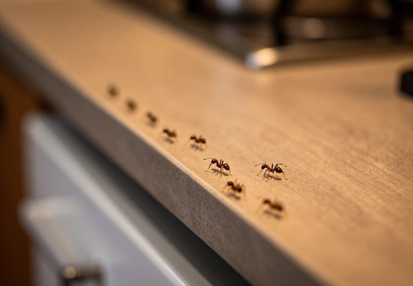 Ant Treatment in a Family Home